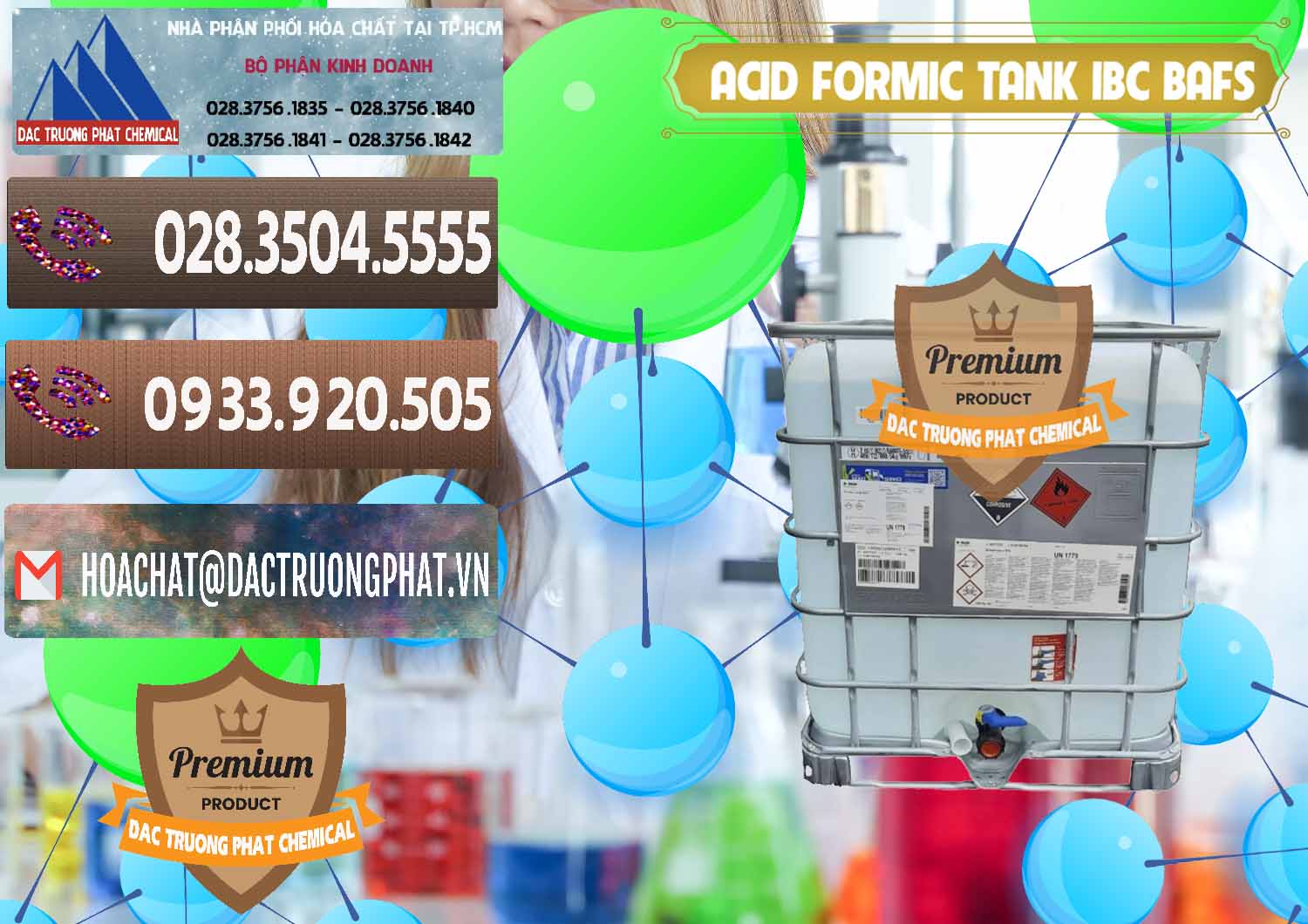 Bán _ phân phối Acid Formic - Axit Formic Tank - Bồn IBC BASF Đức - 0366 - Đơn vị kinh doanh & phân phối hóa chất tại TP.HCM - hoachatviet.net