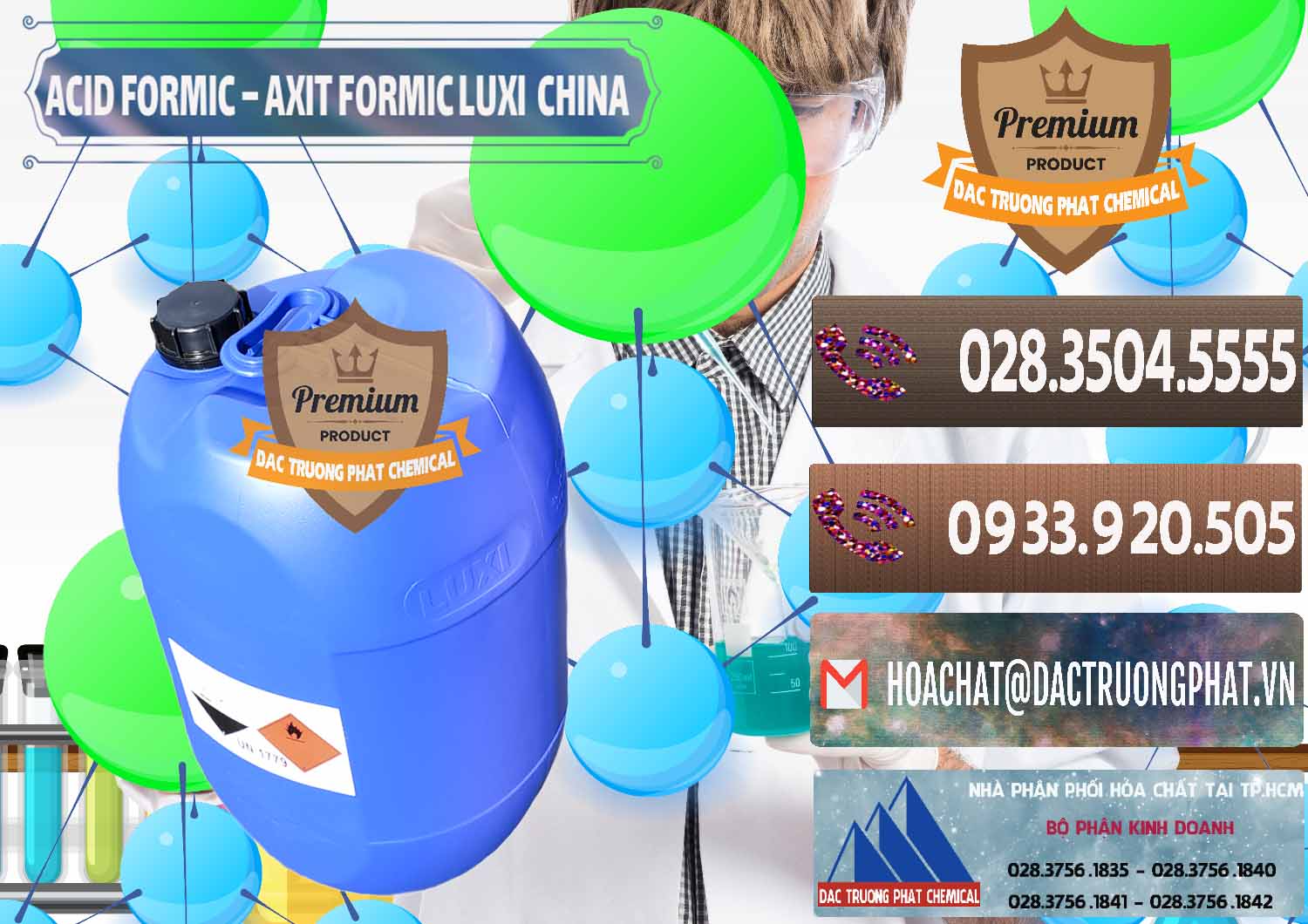 Công ty chuyên kinh doanh & bán Acid Formic - Axit Formic Luxi Trung Quốc China - 0029 - Nhà phân phối ( cung cấp ) hóa chất tại TP.HCM - hoachatviet.net