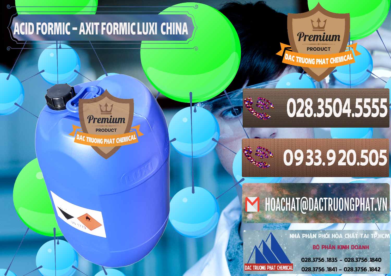 Nơi kinh doanh - bán Acid Formic - Axit Formic Luxi Trung Quốc China - 0029 - Đơn vị phân phối và cung cấp hóa chất tại TP.HCM - hoachatviet.net