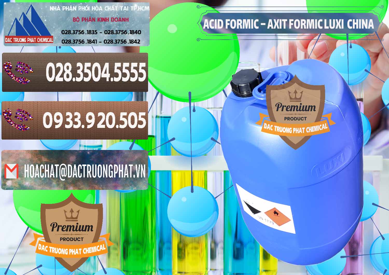 Đơn vị nhập khẩu _ bán Acid Formic - Axit Formic Luxi Trung Quốc China - 0029 - Nơi bán và phân phối hóa chất tại TP.HCM - hoachatviet.net