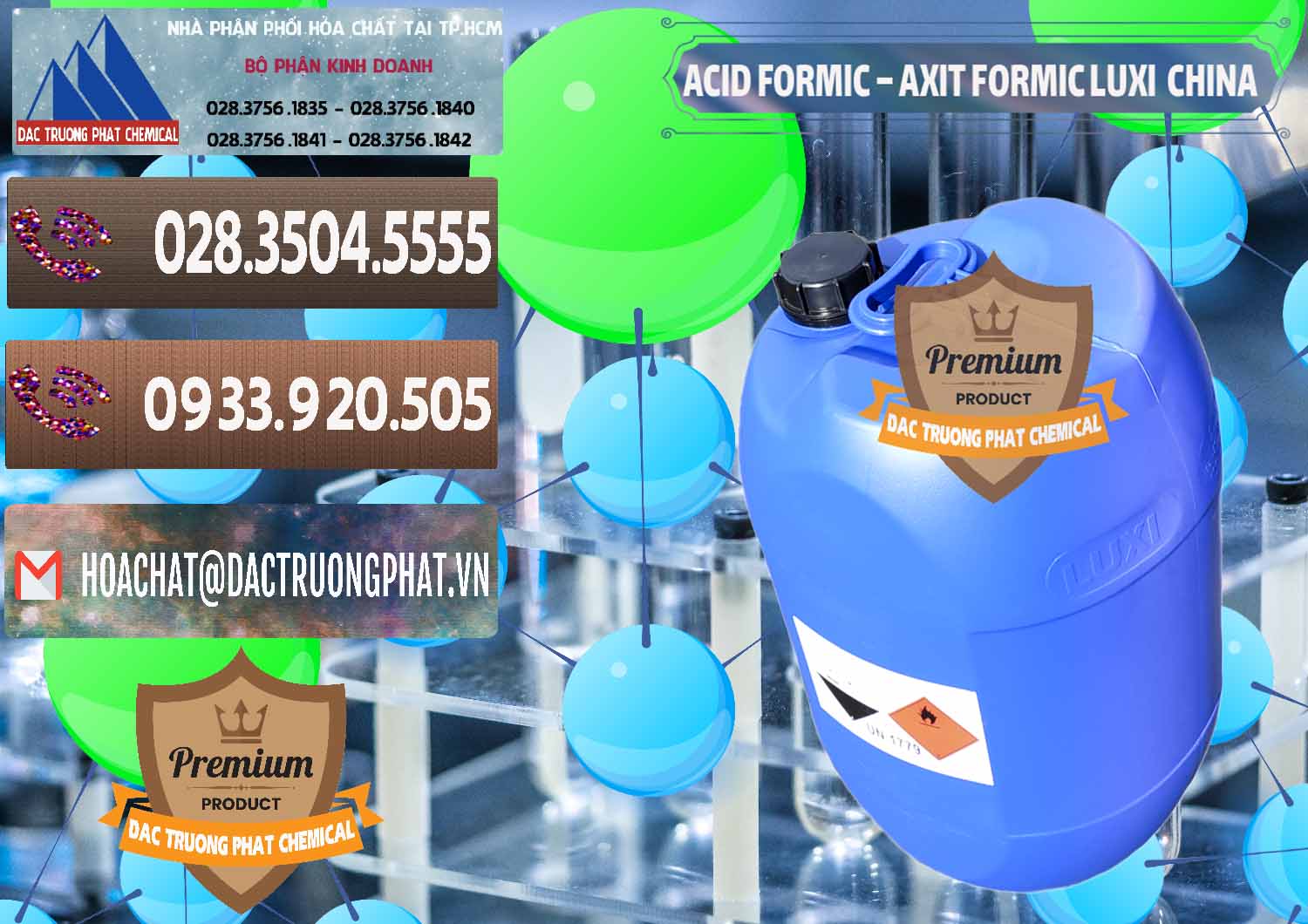 Chuyên bán & cung cấp Acid Formic - Axit Formic Luxi Trung Quốc China - 0029 - Công ty nhập khẩu và phân phối hóa chất tại TP.HCM - hoachatviet.net