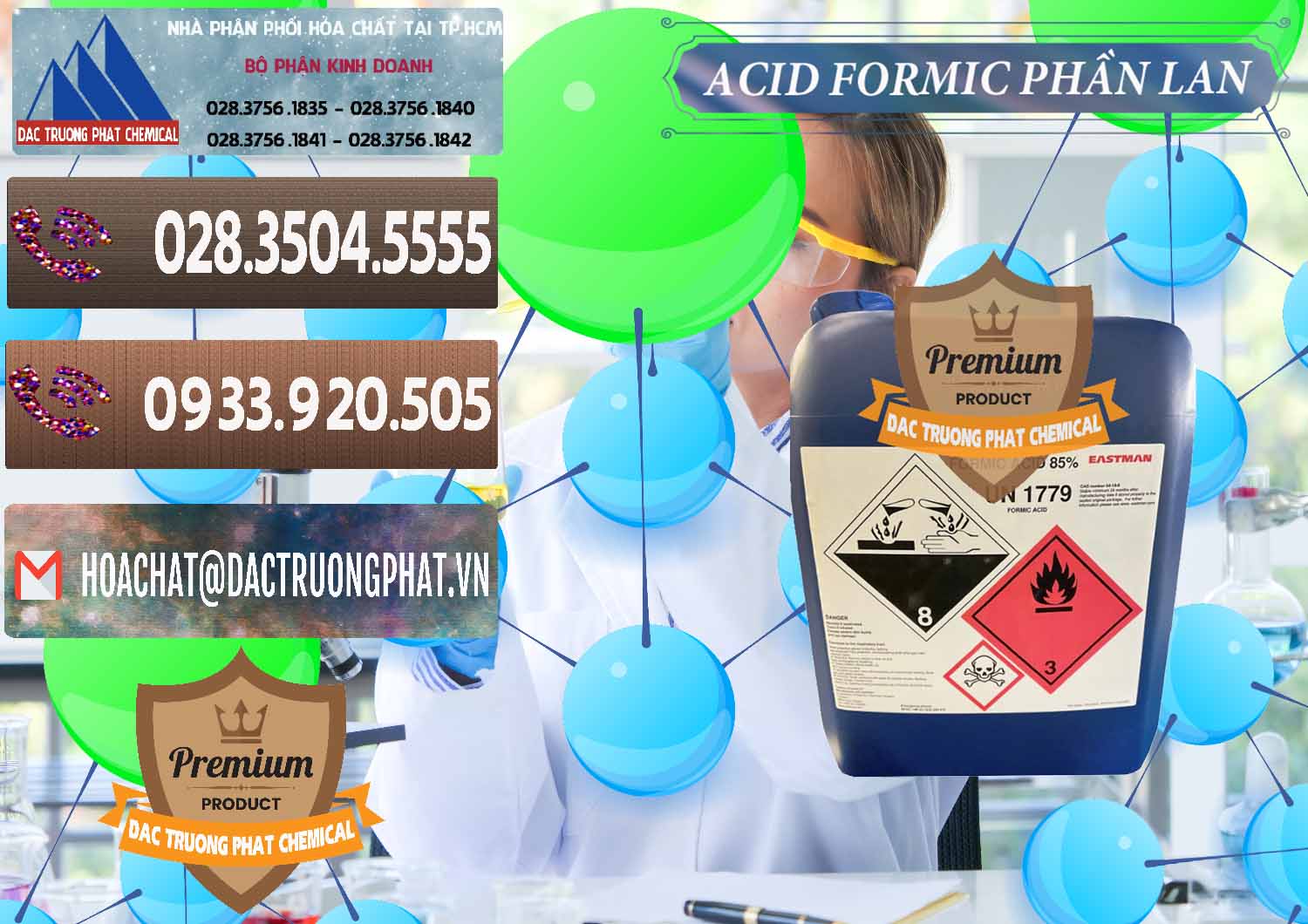 Nhập khẩu & bán Acid Formic - Axit Formic Phần Lan Finland - 0376 - Nơi phân phối ( bán ) hóa chất tại TP.HCM - hoachatviet.net