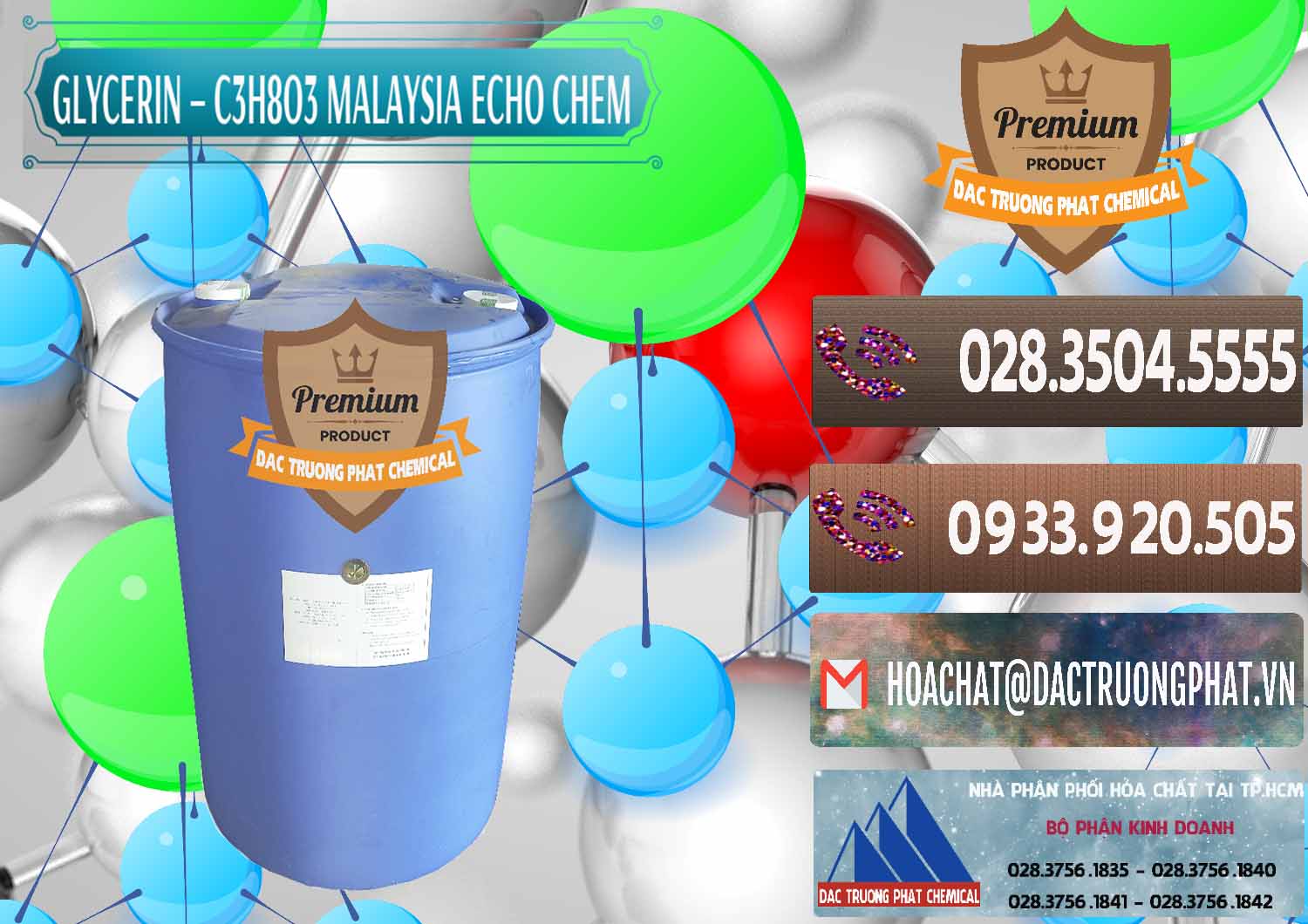 Công ty kinh doanh _ bán Glycerin – C3H8O3 99.7% Echo Chem Malaysia - 0273 - Nhà nhập khẩu và cung cấp hóa chất tại TP.HCM - hoachatviet.net