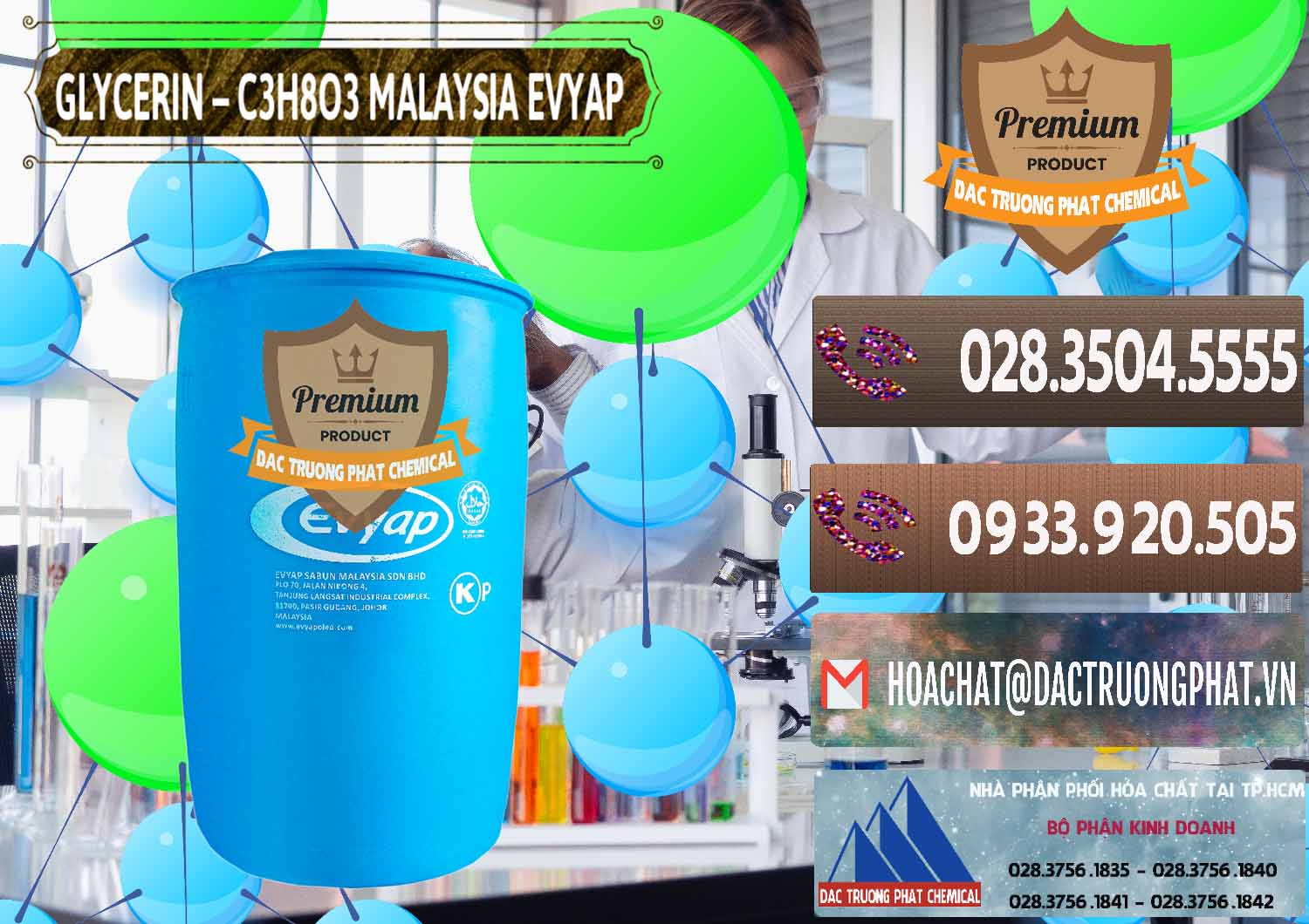 Đơn vị bán & cung ứng Glycerin – C3H8O3 Malaysia Evyap - 0066 - Nơi nhập khẩu - phân phối hóa chất tại TP.HCM - hoachatviet.net