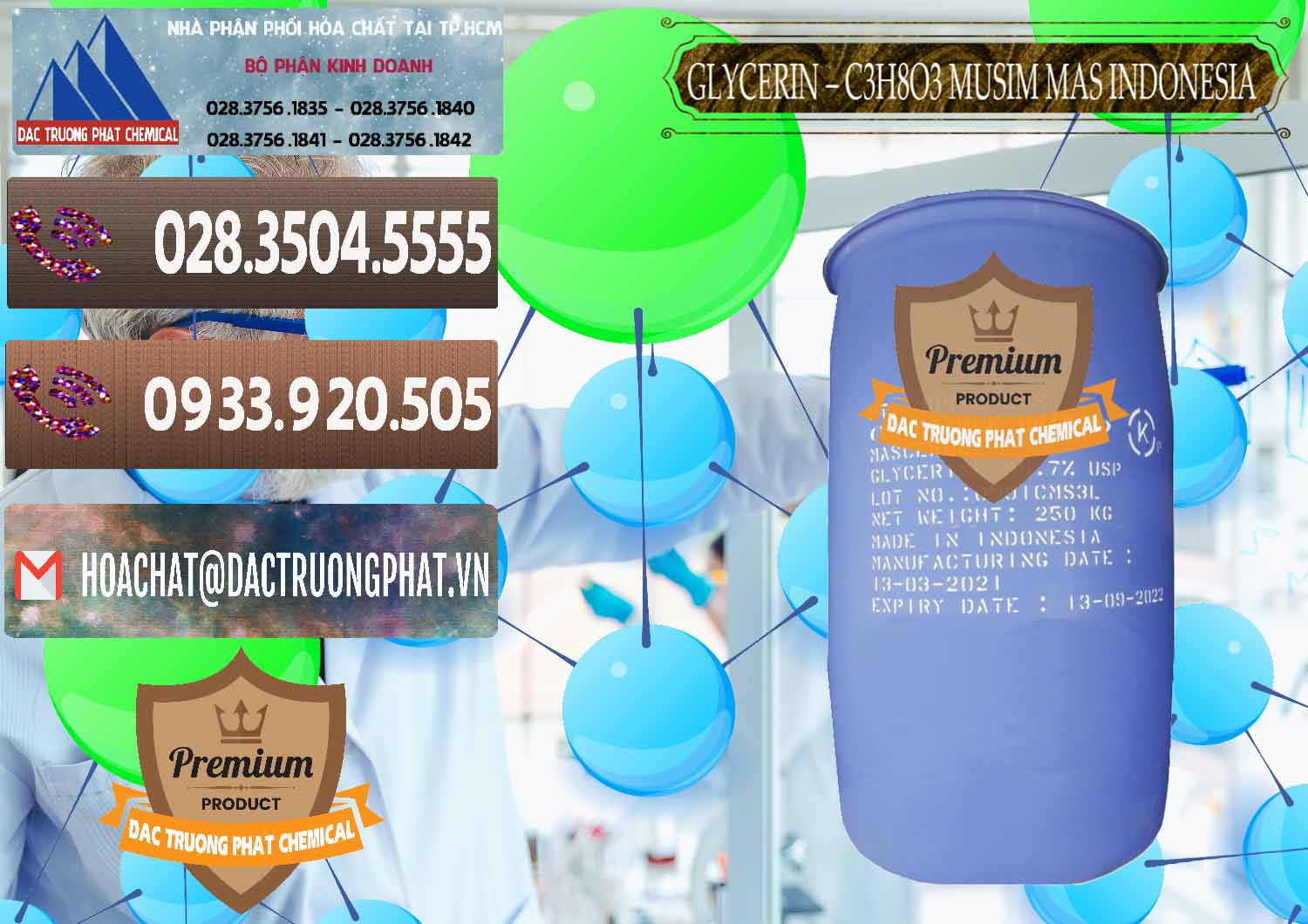 Công ty chuyên bán & phân phối Glycerin – C3H8O3 99.7% Musim Mas Indonesia - 0272 - Nhà cung cấp - phân phối hóa chất tại TP.HCM - hoachatviet.net