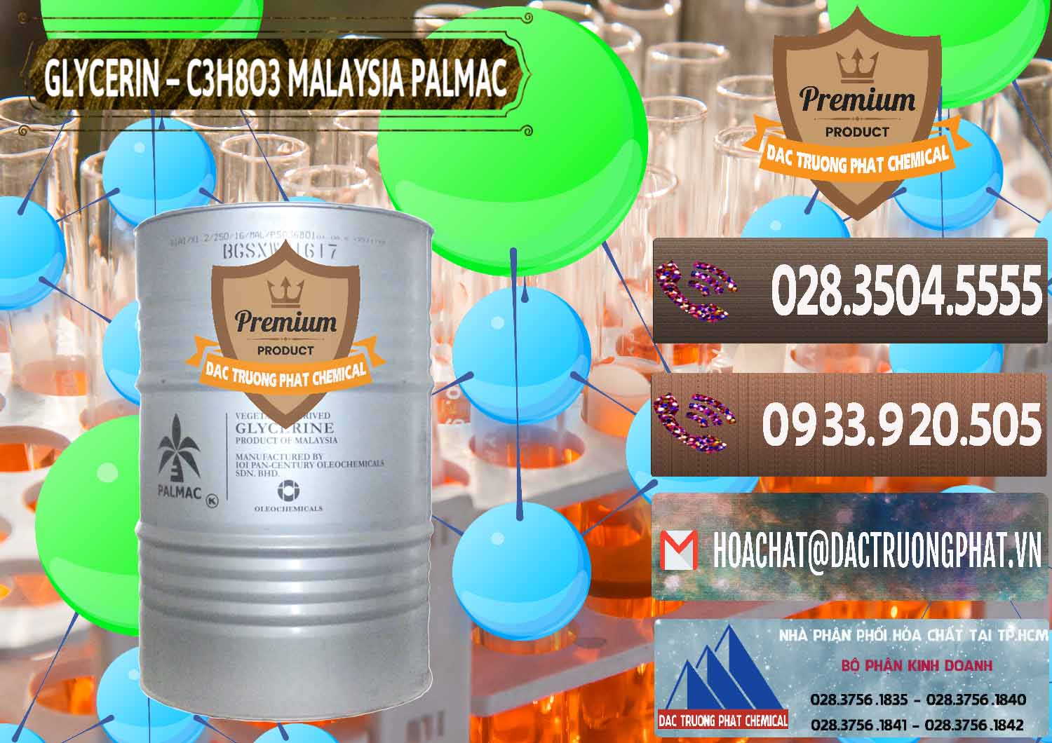 Nơi bán _ cung cấp Glycerin – C3H8O3 99.7% Malaysia Palmac - 0067 - Cty cung ứng và phân phối hóa chất tại TP.HCM - hoachatviet.net