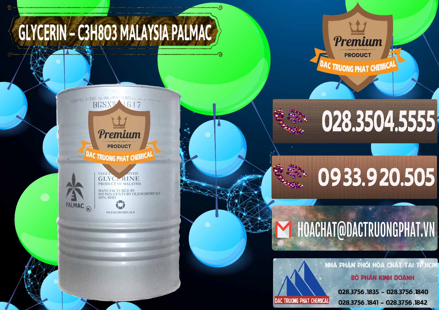 Chuyên bán _ phân phối Glycerin – C3H8O3 99.7% Malaysia Palmac - 0067 - Nhà cung cấp & bán hóa chất tại TP.HCM - hoachatviet.net