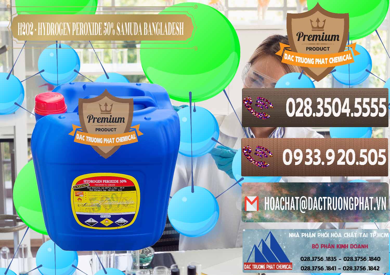 Nơi chuyên bán ( phân phối ) H2O2 - Hydrogen Peroxide 50% Samuda Bangladesh - 0077 - Phân phối _ cung cấp hóa chất tại TP.HCM - hoachatviet.net