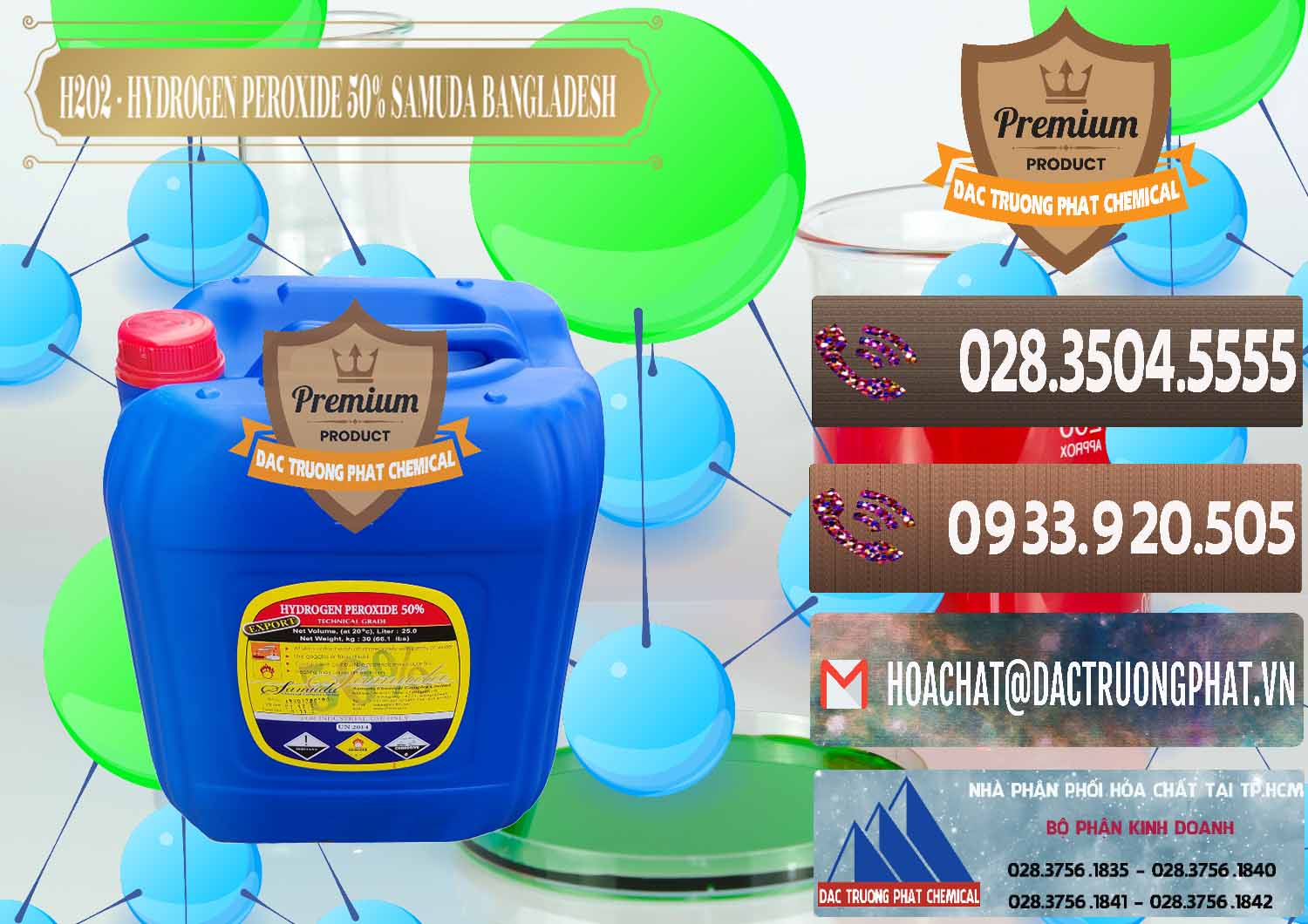 Địa chỉ chuyên cung cấp * bán Hóa Chất Công Nghiệp H2O2 > Hydrogen Dioxide Dạng Lỏng Đơn vị chuyên bán và cung ứng H2O2 - Hydrogen Peroxide 50% Samuda Bangladesh - 0077 - Chuyên bán & cung cấp hóa chất tại TP.HCM - hoachatviet.net