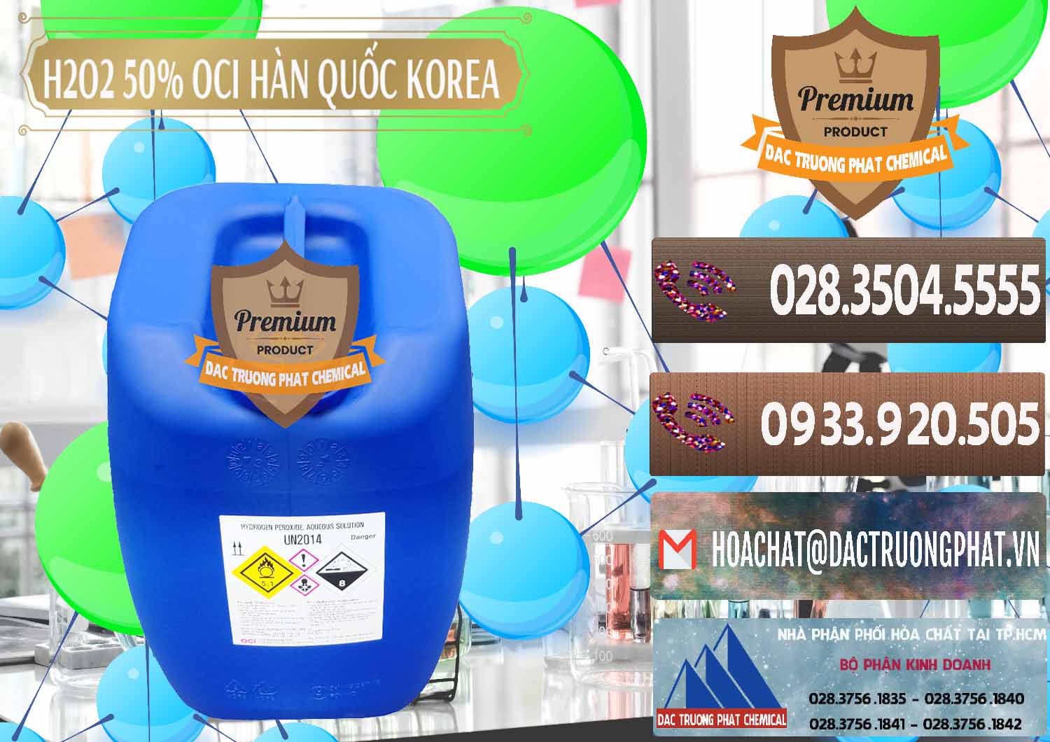 Công ty chuyên kinh doanh và bán H2O2 - Hydrogen Peroxide 50% OCI Hàn Quốc Korea - 0075 - Nơi chuyên phân phối _ bán hóa chất tại TP.HCM - hoachatviet.net