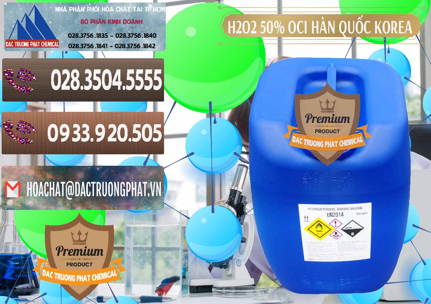 Cty chuyên bán ( cung cấp ) H2O2 - Hydrogen Peroxide 50% OCI Hàn Quốc Korea - 0075 - Đơn vị nhập khẩu _ phân phối hóa chất tại TP.HCM - hoachatviet.net
