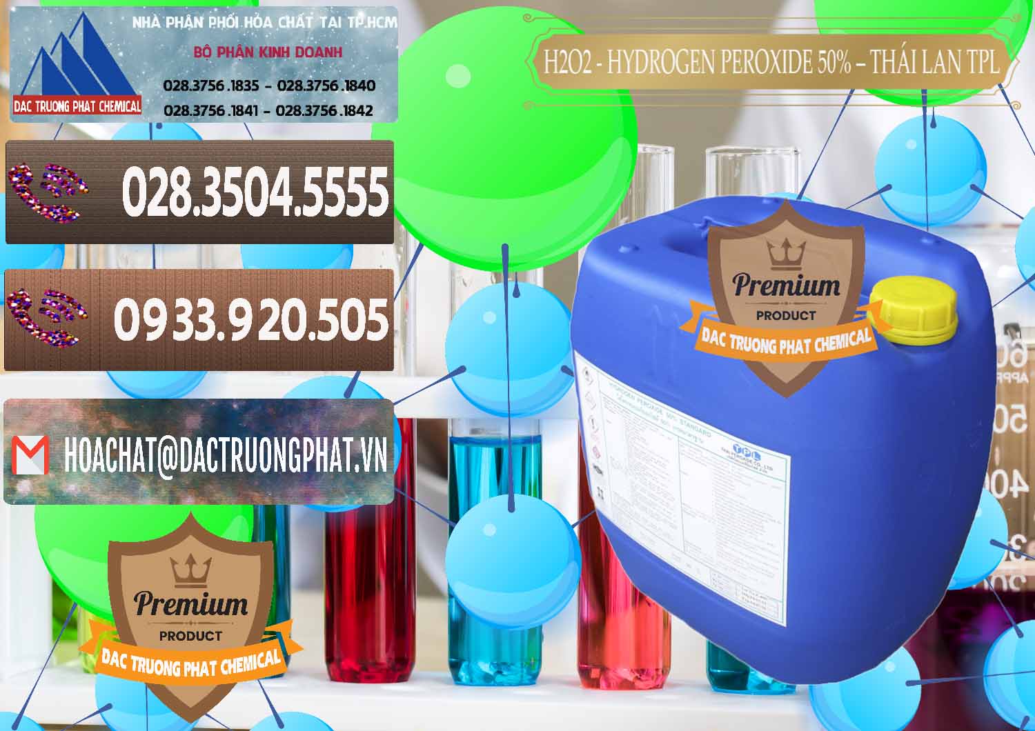 Công ty chuyên cung cấp › bán hóa chất Hydrogen Peroxide _ Hydrogen Peroxide Liquid 50% TPL Thái Lan Thailand Nơi chuyên bán & cung ứng H2O2 - Hydrogen Peroxide 50% Thái Lan TPL - 0076 - Công ty cung cấp và kinh doanh hóa chất tại TP.HCM - hoachatviet.net