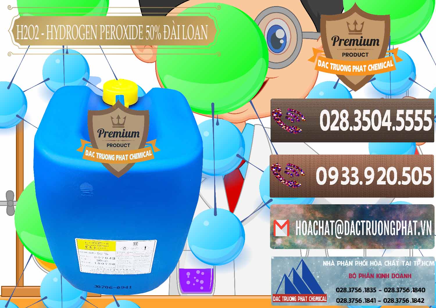 Nhà bán hàng > phân phối hóa chất Nước Hydrogen Dioxide © H2O2 50% Đài Loan Taiwan Chang Chun Bán ( cung cấp ) H2O2 - Hydrogen Peroxide 50% Đài Loan Taiwan Chang Chun - 0069 - Nhà cung cấp và phân phối hóa chất tại TP.HCM - hoachatviet.net