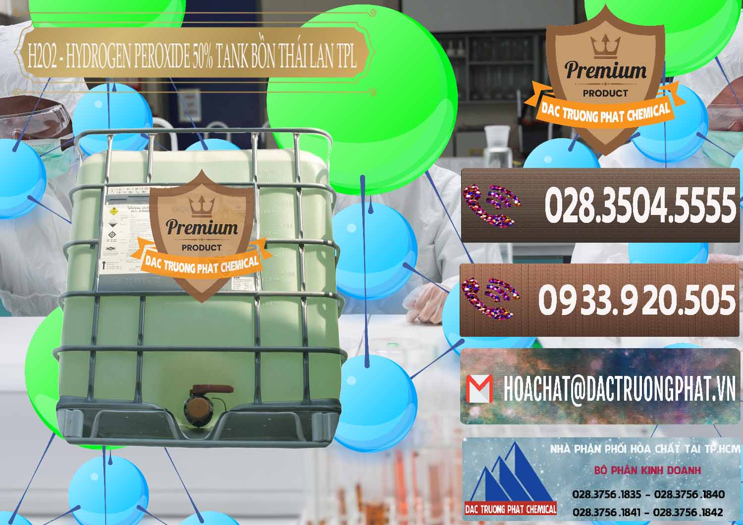Nơi chuyên bán » cung ứng Hóa chất Liquid Ôxy Già — Hydrogen Peroxide Tank IBC Bồn TPL Thái Công ty chuyên bán - cung cấp H2O2 - Hydrogen Peroxide 50% Tank IBC Bồn Thái Lan TPL - 0073 - Công ty phân phối _ cung ứng hóa chất tại TP.HCM - hoachatviet.net