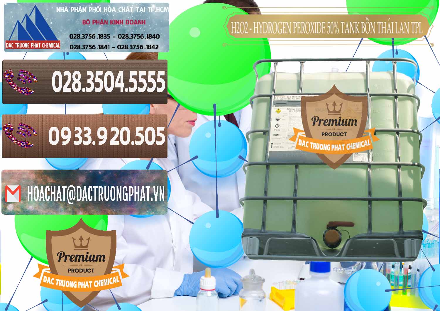 Công ty bán < cung ứng hóa chất Hydrogen Peroxide Ø Oxy Già Dạng Lỏng 50% Tank IBC Bồn Thái Lan TPL Nhà cung ứng ( bán ) H2O2 - Hydrogen Peroxide 50% Tank IBC Bồn Thái Lan TPL - 0073 - Cty phân phối ( nhập khẩu ) hóa chất tại TP.HCM - hoachatviet.net