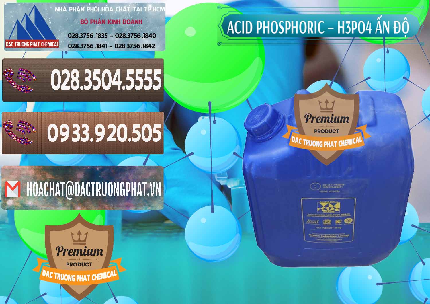 Nơi chuyên nhập khẩu ( bán ) Axit Phosphoric H3PO4 85% Ấn Độ - 0350 - Công ty phân phối _ cung cấp hóa chất tại TP.HCM - hoachatviet.net