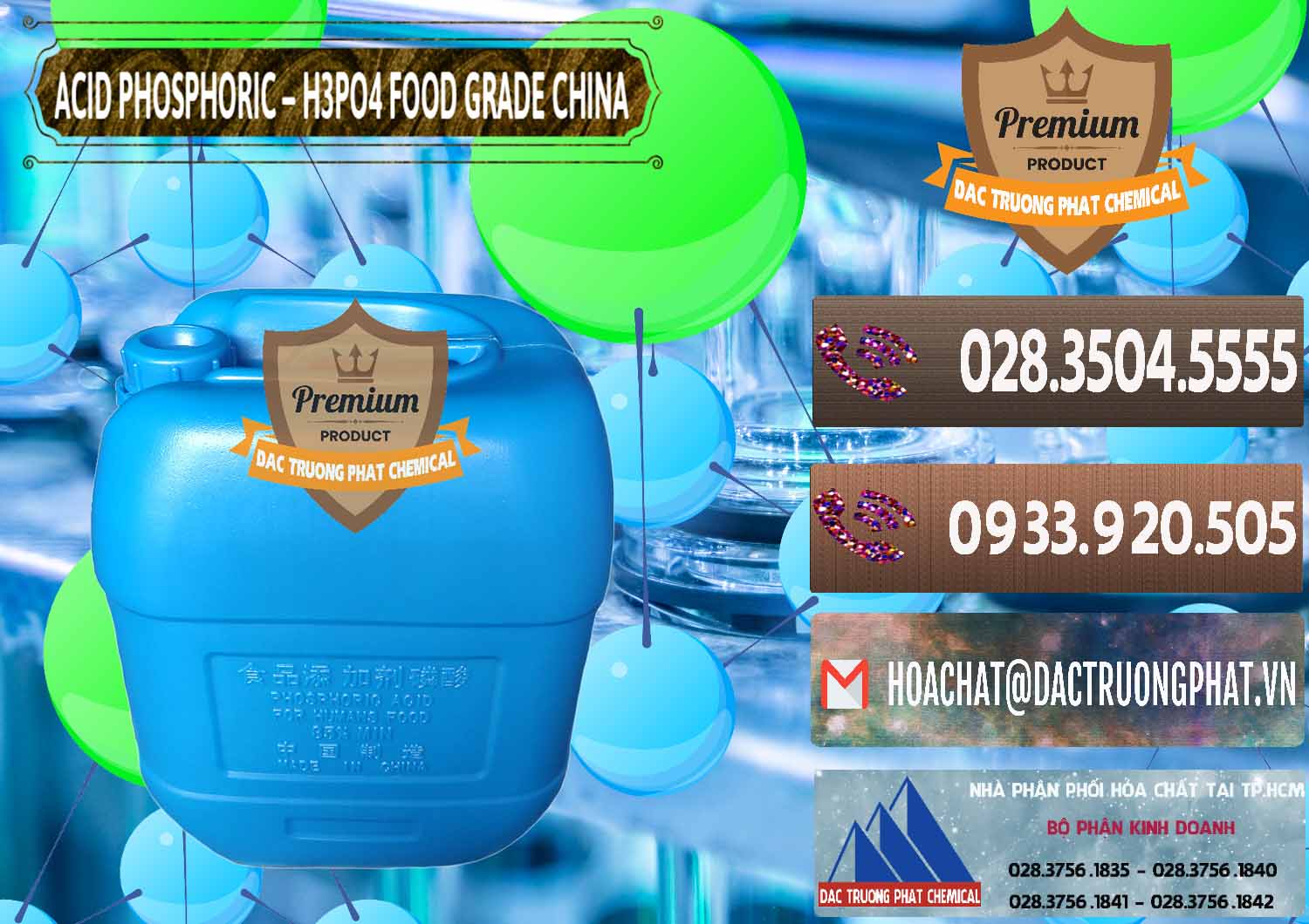 Công ty chuyên phân phối & bán Acid Phosphoric – H3PO4 85% Food Grade Trung Quốc China - 0015 - Cty chuyên phân phối - cung ứng hóa chất tại TP.HCM - hoachatviet.net