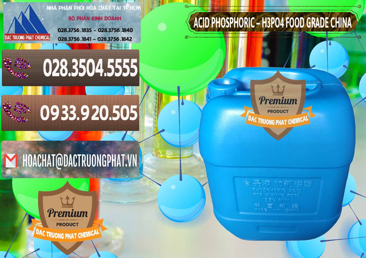 Bán & cung ứng Acid Phosphoric – H3PO4 85% Food Grade Trung Quốc China - 0015 - Chuyên cung cấp và nhập khẩu hóa chất tại TP.HCM - hoachatviet.net