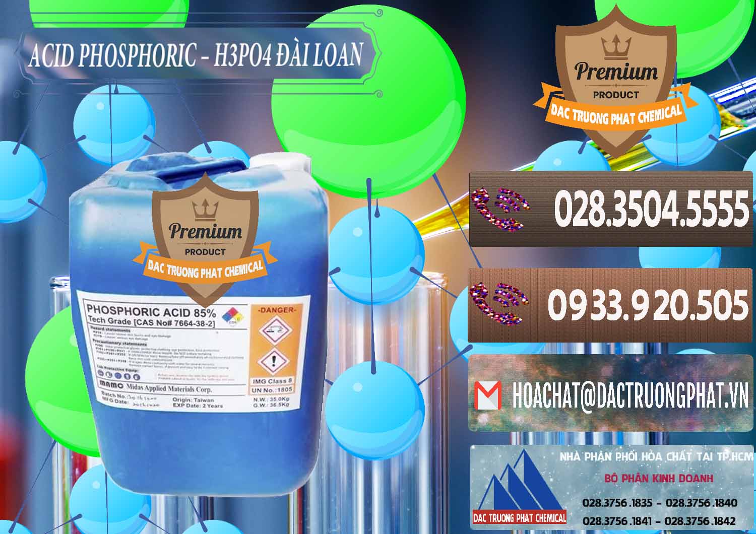 Cty chuyên cung ứng và bán Axit Phosphoric - Acid Phosphoric H3PO4 85% Đài Loan Taiwan - 0351 - Nơi nhập khẩu ( phân phối ) hóa chất tại TP.HCM - hoachatviet.net