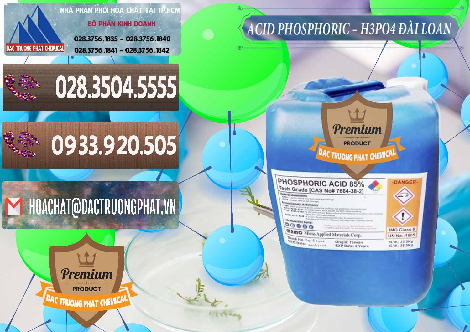 Phân phối ( bán ) Axit Phosphoric - Acid Phosphoric H3PO4 85% Đài Loan Taiwan - 0351 - Nơi chuyên bán ( cung cấp ) hóa chất tại TP.HCM - hoachatviet.net