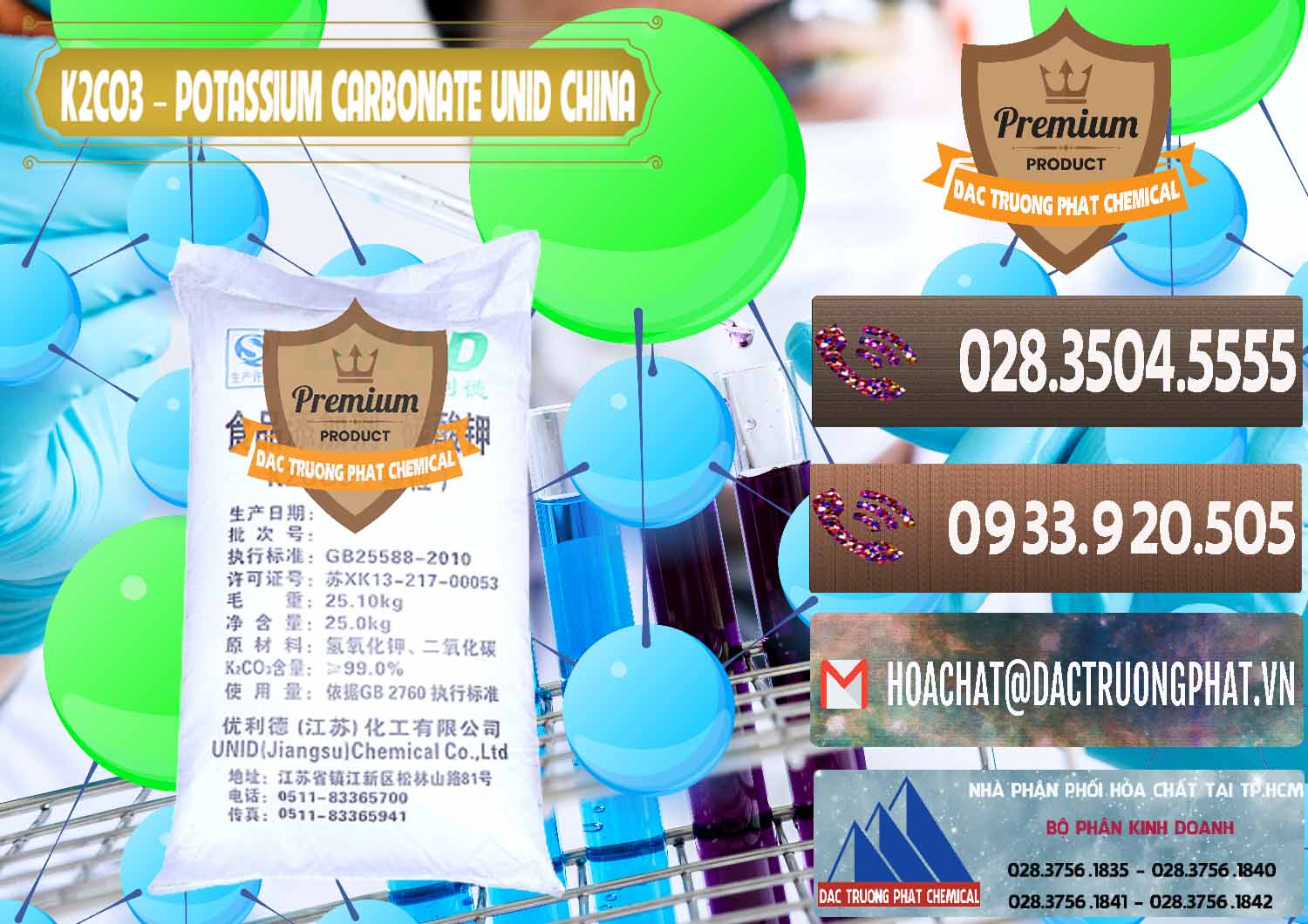 Đơn vị chuyên bán và cung ứng K2Co3 – Potassium Carbonate UNID Trung Quốc China - 0475 - Nơi chuyên bán _ phân phối hóa chất tại TP.HCM - hoachatviet.net