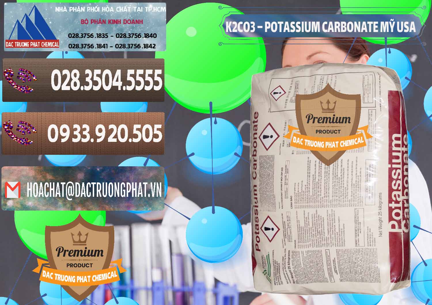 Nơi chuyên phân phối và bán K2Co3 – Potassium Carbonate Mỹ USA - 0082 - Kinh doanh - cung cấp hóa chất tại TP.HCM - hoachatviet.net