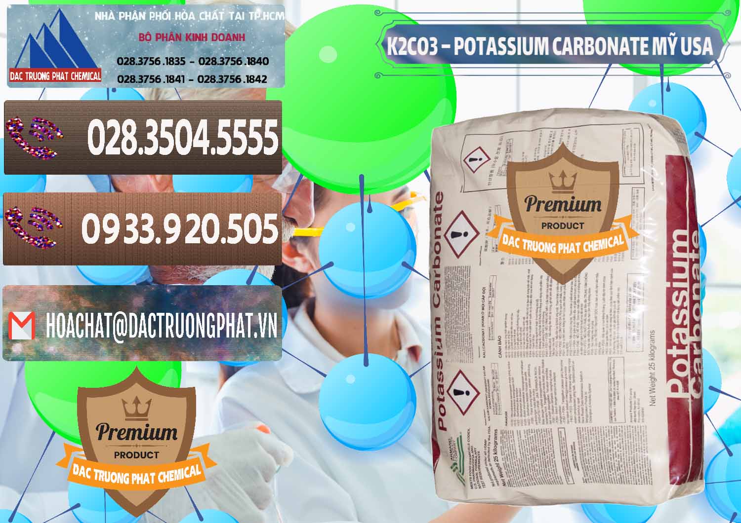 Công ty nhập khẩu và bán K2Co3 – Potassium Carbonate Mỹ USA - 0082 - Cung cấp & kinh doanh hóa chất tại TP.HCM - hoachatviet.net