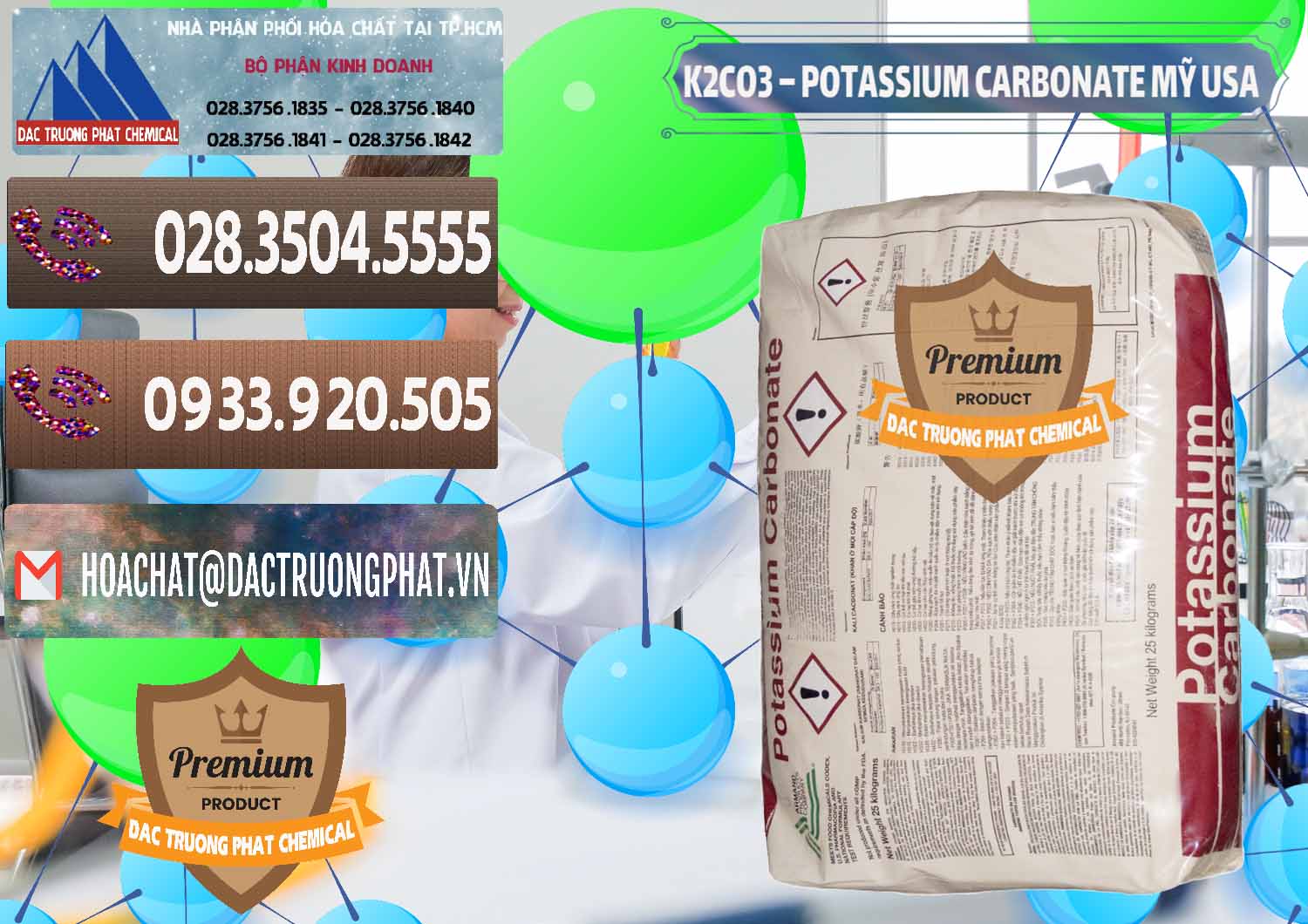 Cty bán _ cung ứng K2Co3 – Potassium Carbonate Mỹ USA - 0082 - Nơi chuyên nhập khẩu ( cung cấp ) hóa chất tại TP.HCM - hoachatviet.net