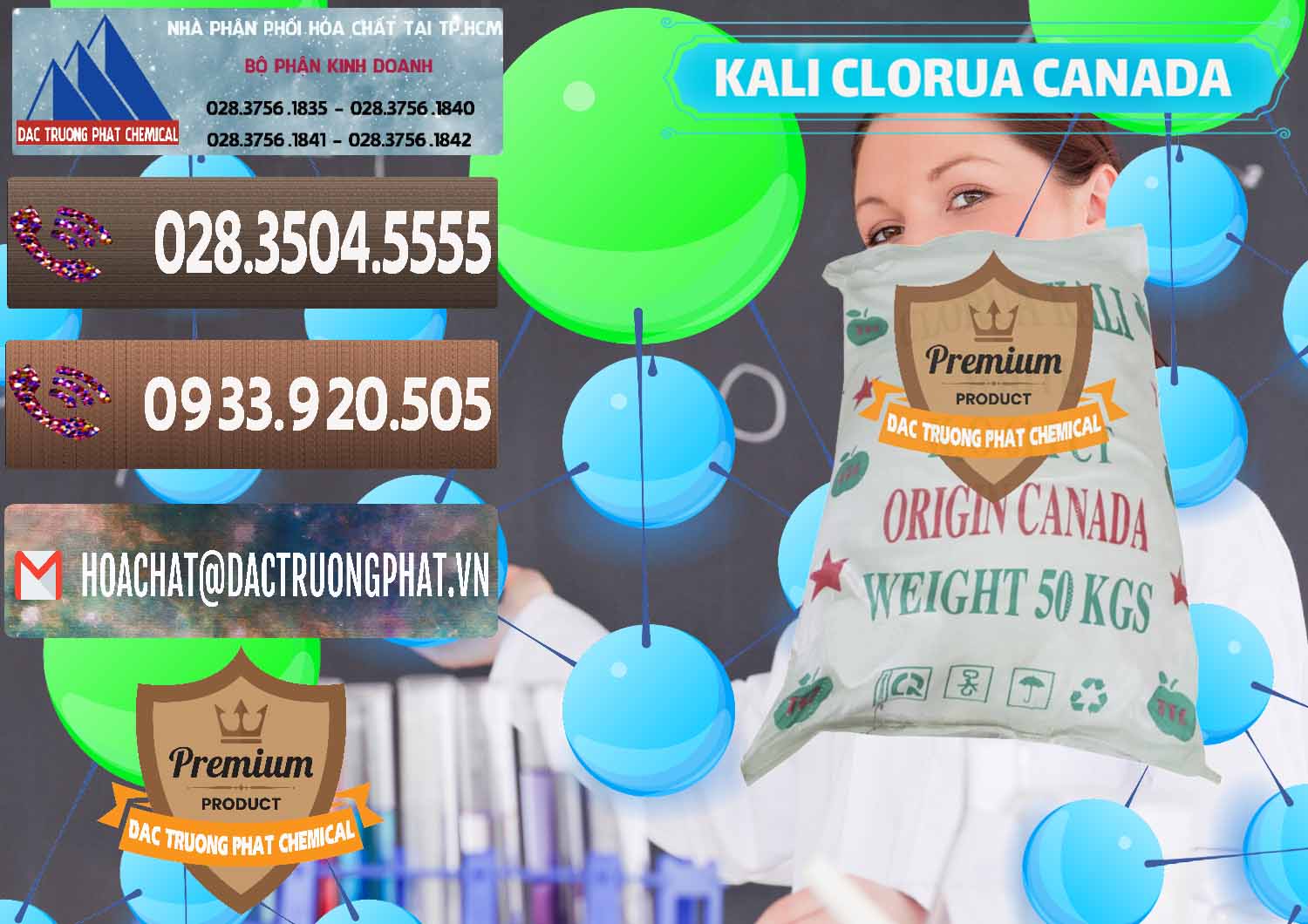 Đơn vị nhập khẩu - bán KCL – Kali Clorua Trắng Canada - 0437 - Công ty cung cấp và phân phối hóa chất tại TP.HCM - hoachatviet.net