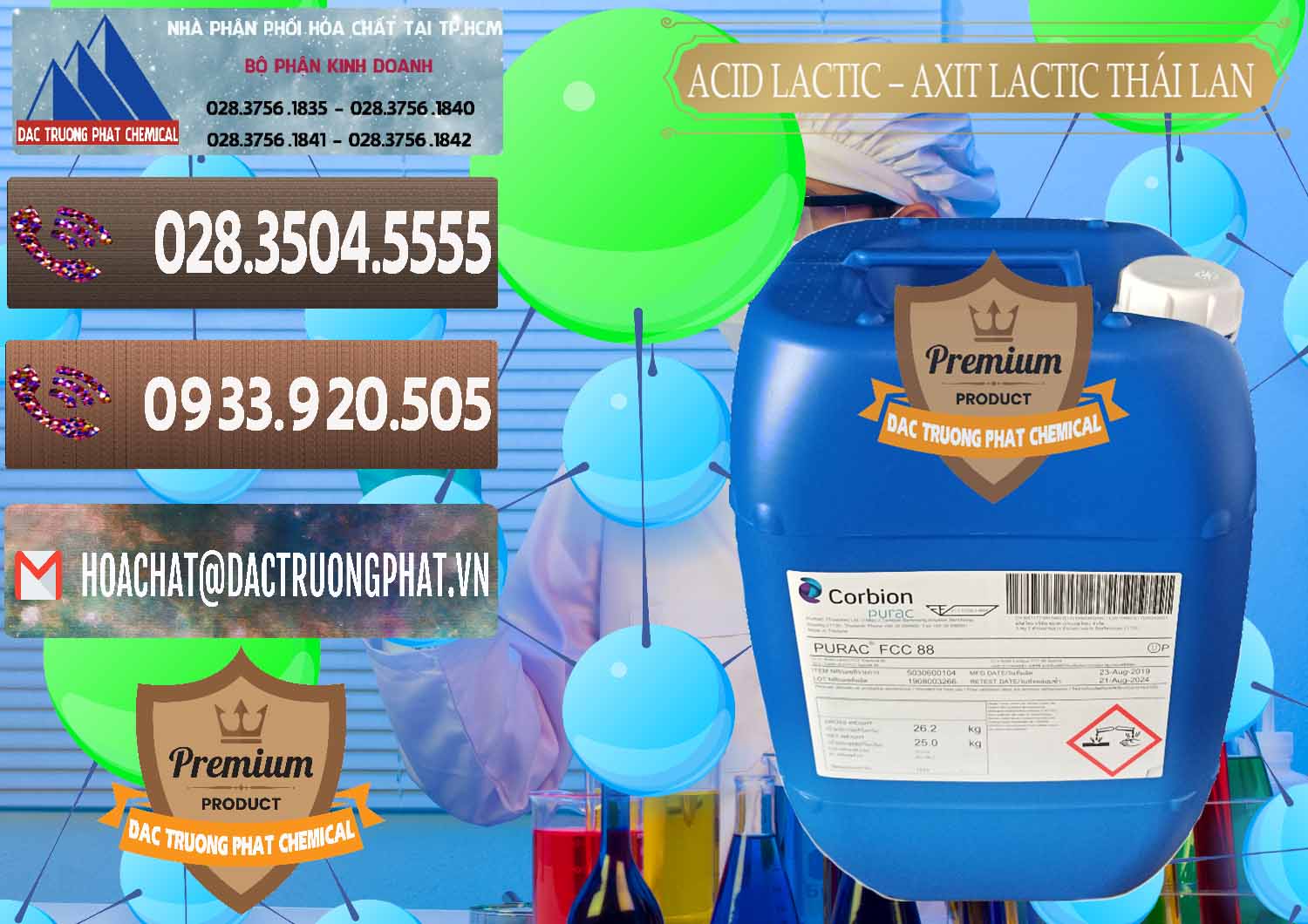 Cty cung cấp - bán Acid Lactic – Axit Lactic Thái Lan Purac FCC 88 - 0012 - Cty cung cấp và bán hóa chất tại TP.HCM - hoachatviet.net