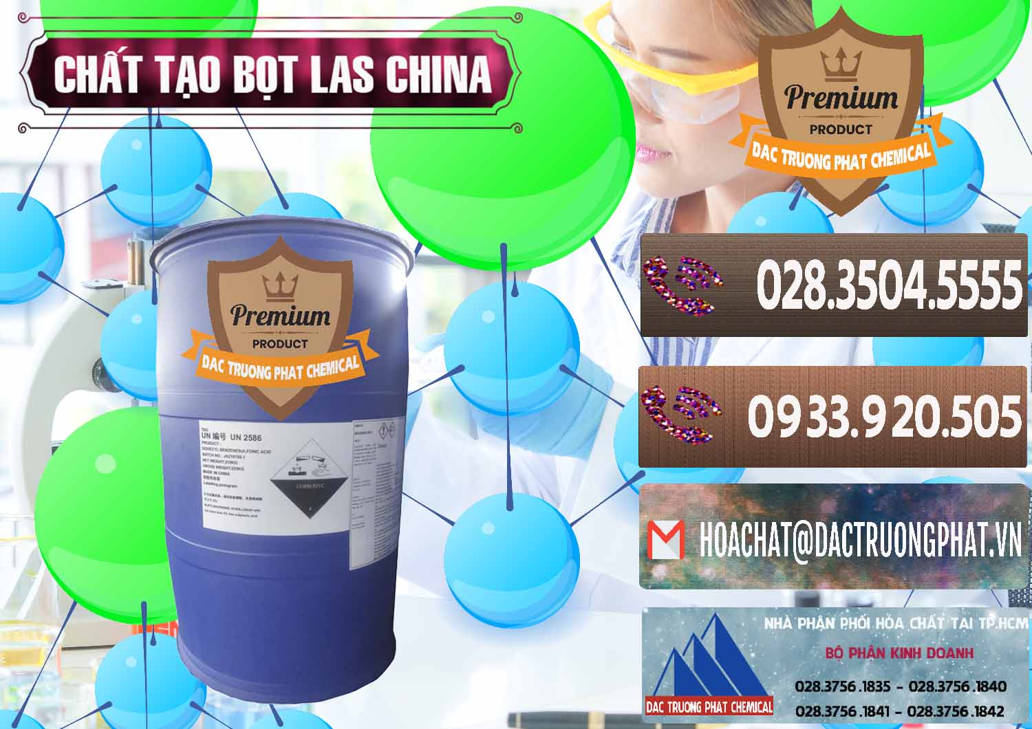 Cty chuyên kinh doanh _ bán Chất tạo bọt Las Trung Quốc China - 0451 - Công ty kinh doanh và phân phối hóa chất tại TP.HCM - hoachatviet.net