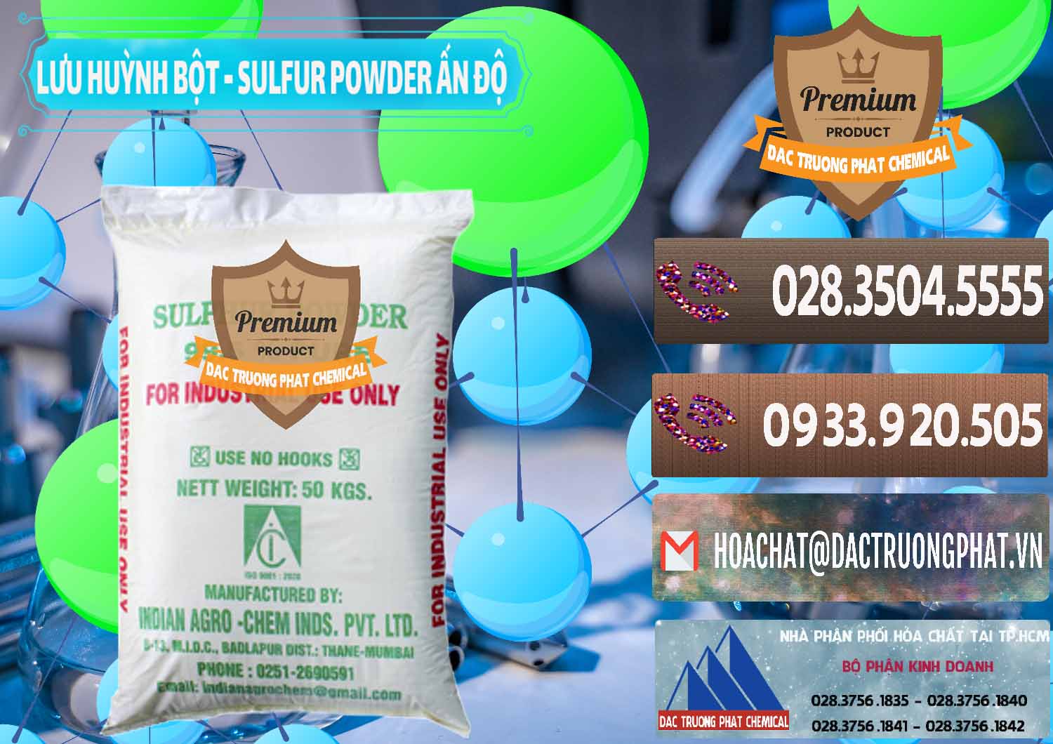 Chuyên phân phối _ bán Lưu huỳnh Bột - Sulfur Powder Ấn Độ India - 0347 - Công ty phân phối _ nhập khẩu hóa chất tại TP.HCM - hoachatviet.net