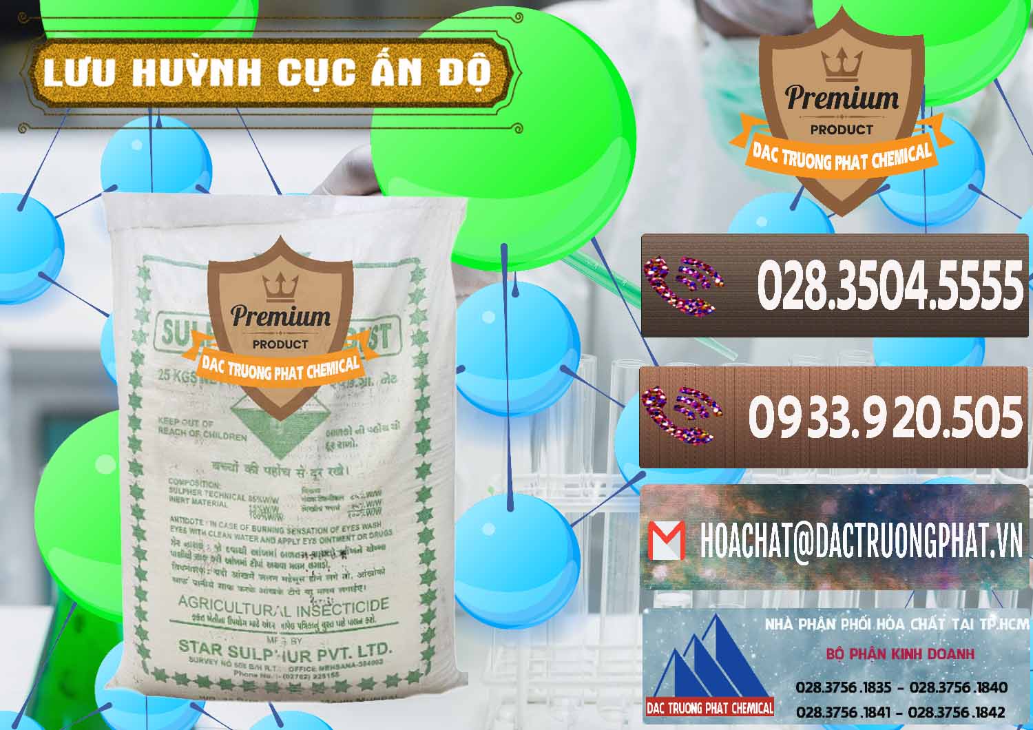 Chuyên phân phối - bán Lưu huỳnh Cục - Sulfur Ấn Độ India - 0348 - Cty chuyên bán và cung cấp hóa chất tại TP.HCM - hoachatviet.net