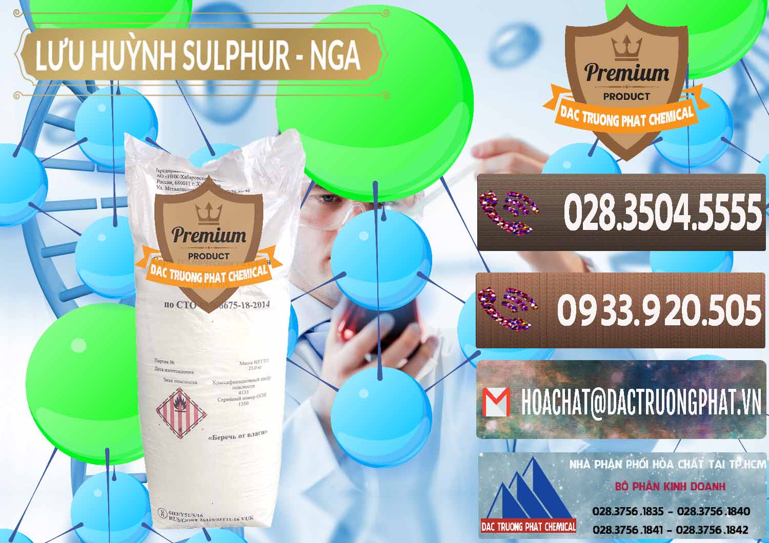 Nơi chuyên kinh doanh ( bán ) Lưu huỳnh Hạt - Sulfur Nga Russia - 0200 - Chuyên bán ( cung cấp ) hóa chất tại TP.HCM - hoachatviet.net