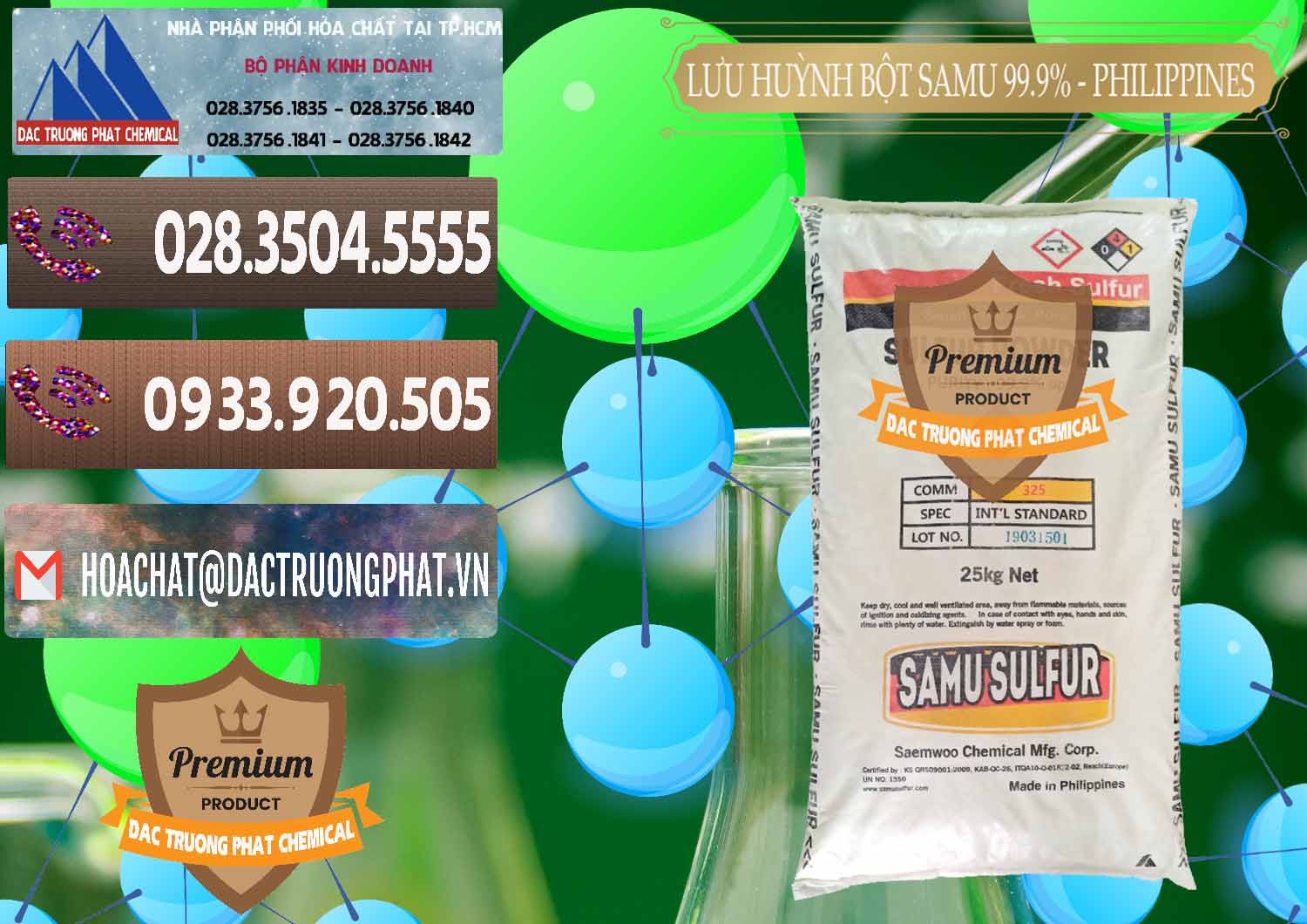 Kinh doanh & bán Lưu huỳnh Bột - Sulfur Powder Samu Philippines - 0201 - Công ty bán & phân phối hóa chất tại TP.HCM - hoachatviet.net