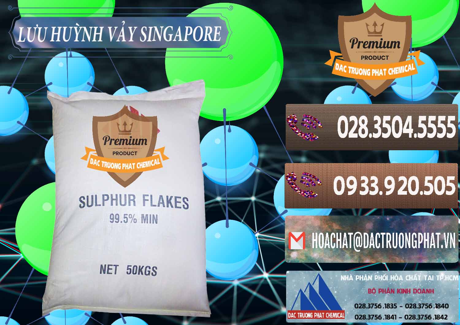 Nơi chuyên nhập khẩu ( bán ) Lưu huỳnh Vảy - Sulfur Flakes Singapore - 0346 - Bán - phân phối hóa chất tại TP.HCM - hoachatviet.net