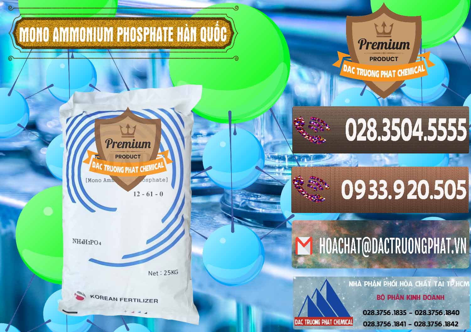 Nơi nhập khẩu và bán Mono Ammonium Phosphate - MAP 12-61-0 Hàn Quốc Korea - 0392 - Đơn vị chuyên nhập khẩu ( cung cấp ) hóa chất tại TP.HCM - hoachatviet.net