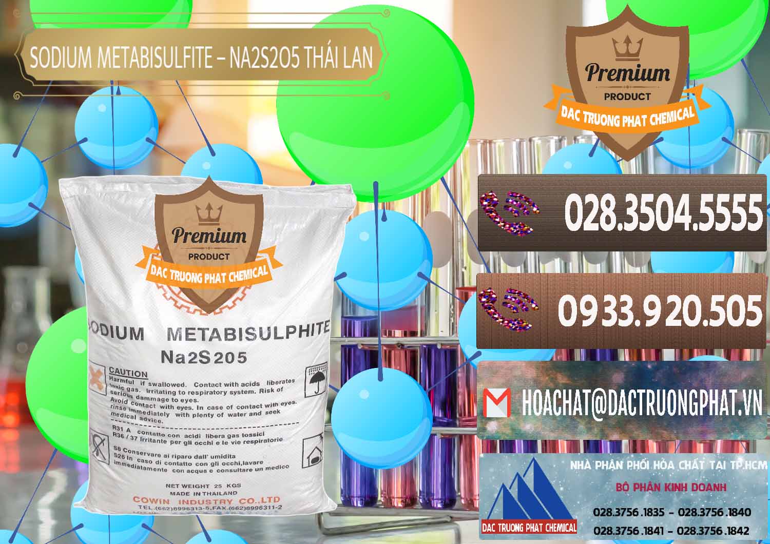 Công ty cung cấp & bán Sodium Metabisulfite - NA2S2O5 Thái Lan Cowin - 0145 - Cty phân phối _ bán hóa chất tại TP.HCM - hoachatviet.net