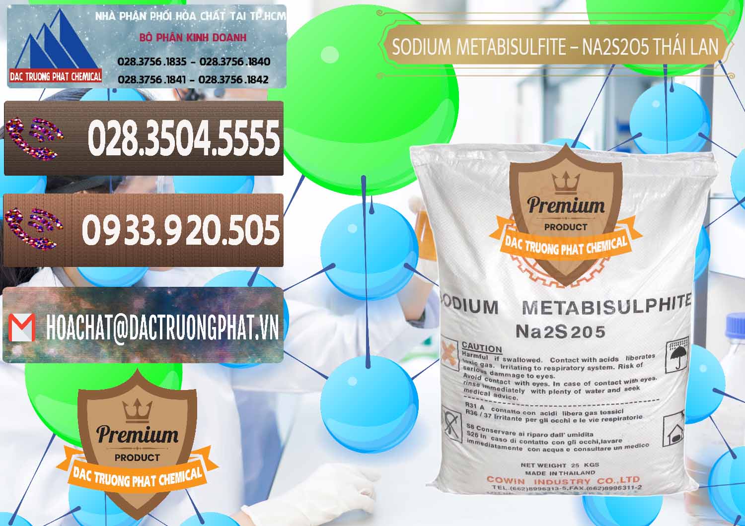 Cty bán ( cung ứng ) Sodium Metabisulfite - NA2S2O5 Thái Lan Cowin - 0145 - Đơn vị chuyên bán ( cung cấp ) hóa chất tại TP.HCM - hoachatviet.net