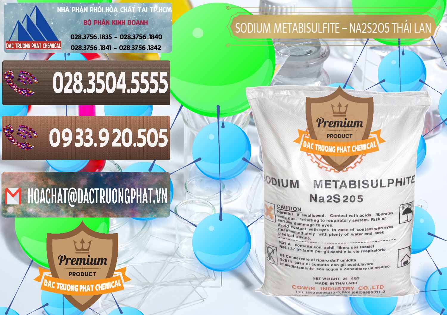 Công ty chuyên cung ứng & bán Sodium Metabisulfite - NA2S2O5 Thái Lan Cowin - 0145 - Kinh doanh và phân phối hóa chất tại TP.HCM - hoachatviet.net