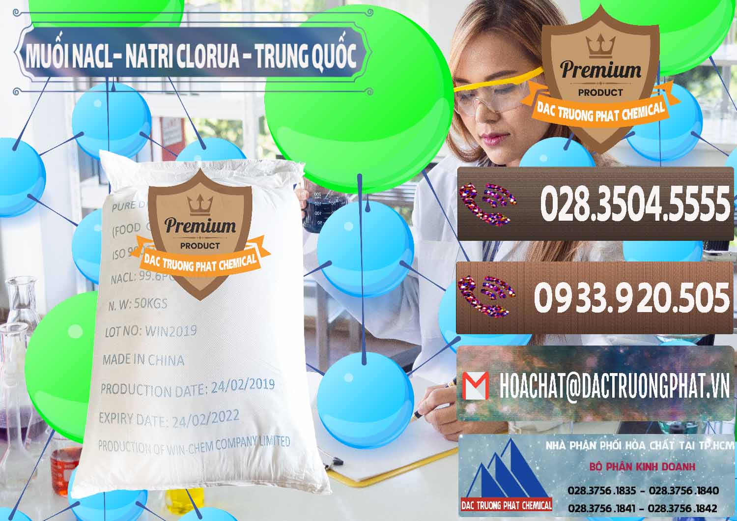 Đơn vị nhập khẩu _ bán Muối NaCL – Sodium Chloride Trung Quốc China - 0097 - Công ty phân phối - bán hóa chất tại TP.HCM - hoachatviet.net