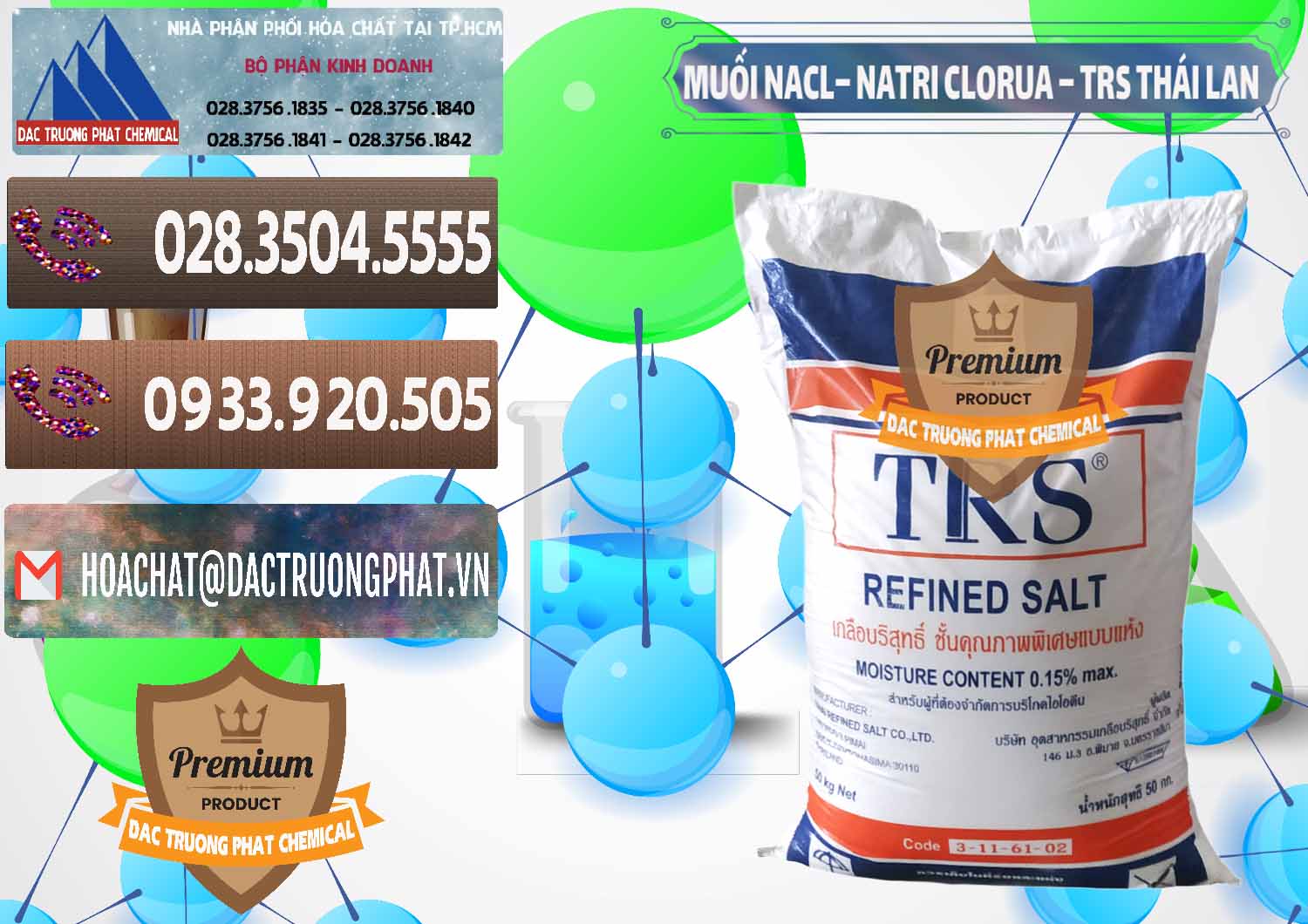 Phân phối & bán Muối NaCL – Sodium Chloride TRS Thái Lan - 0096 - Công ty chuyên cung ứng ( phân phối ) hóa chất tại TP.HCM - hoachatviet.net