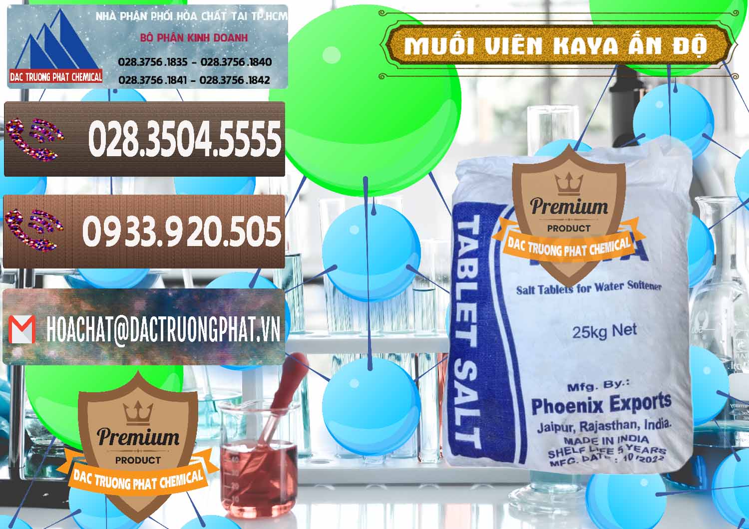 Công ty chuyên bán - cung cấp Muối NaCL – Sodium Chloride Dạng Viên Tablets Kaya Ấn Độ India - 0368 - Cty chuyên kinh doanh và phân phối hóa chất tại TP.HCM - hoachatviet.net