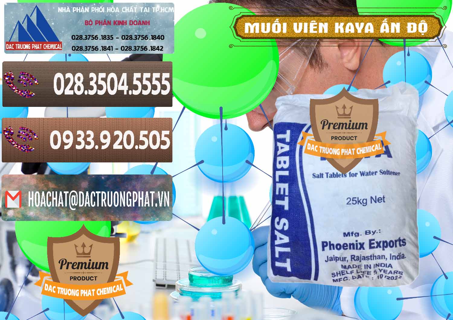 Cty chuyên kinh doanh và bán Muối NaCL – Sodium Chloride Dạng Viên Tablets Kaya Ấn Độ India - 0368 - Nhà phân phối và cung ứng hóa chất tại TP.HCM - hoachatviet.net