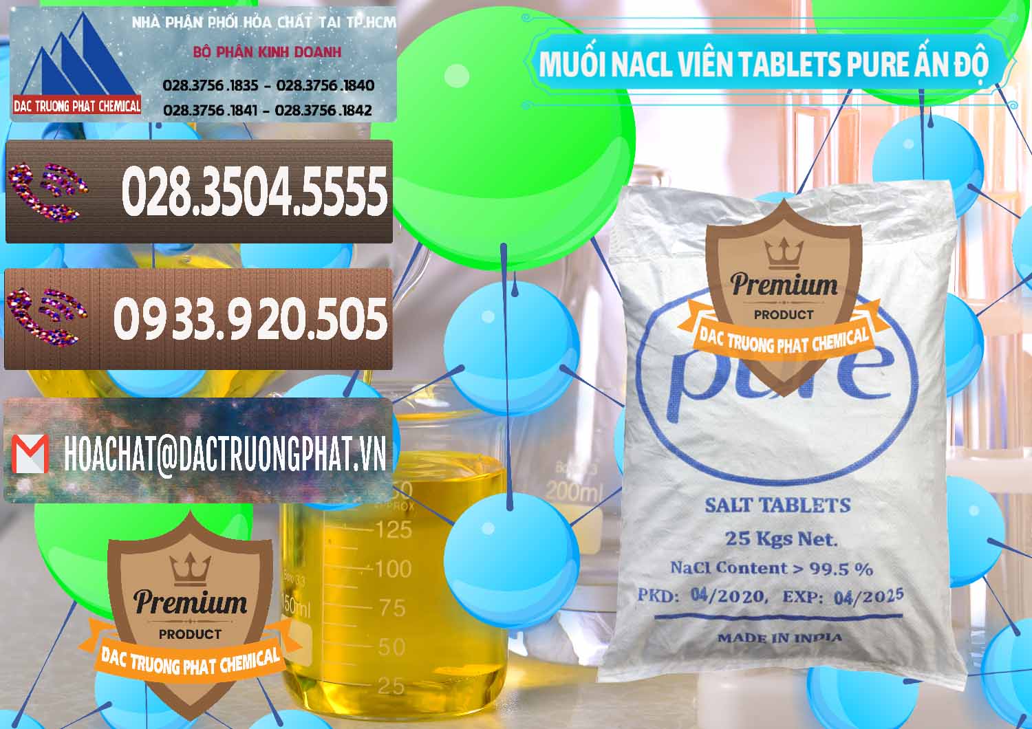Bán _ cung ứng Muối NaCL – Sodium Chloride Dạng Viên Tablets Pure Ấn Độ India - 0294 - Chuyên phân phối _ cung cấp hóa chất tại TP.HCM - hoachatviet.net