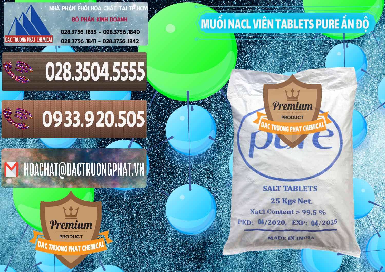 Chuyên phân phối và bán Muối NaCL – Sodium Chloride Dạng Viên Tablets Pure Ấn Độ India - 0294 - Đơn vị bán và phân phối hóa chất tại TP.HCM - hoachatviet.net
