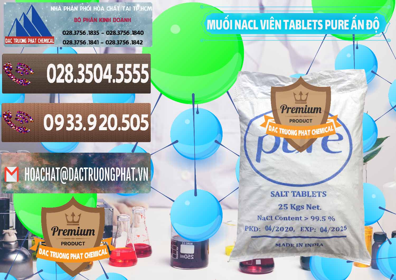 Cty chuyên bán _ phân phối Muối NaCL – Sodium Chloride Dạng Viên Tablets Pure Ấn Độ India - 0294 - Cung cấp & phân phối hóa chất tại TP.HCM - hoachatviet.net