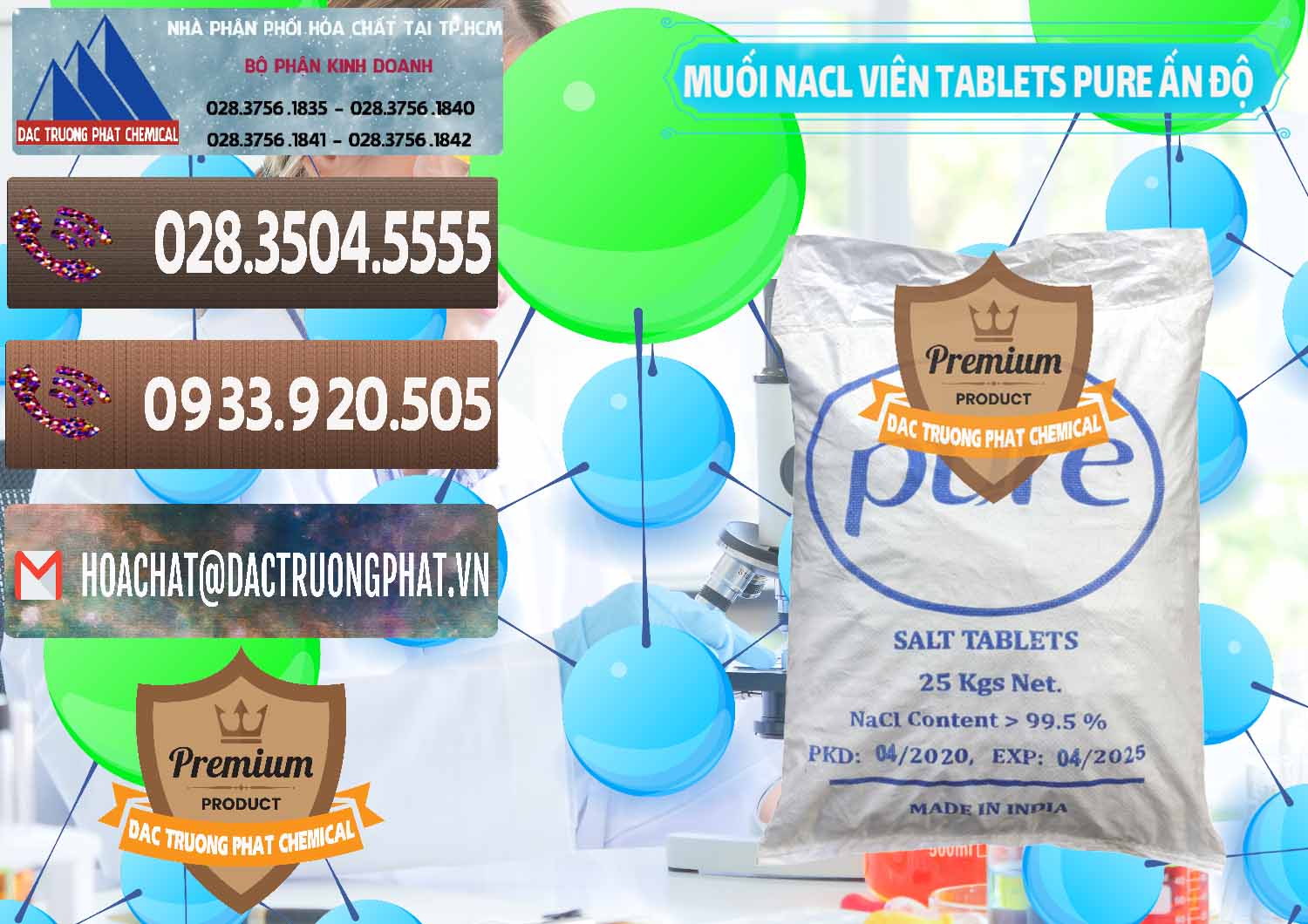 Công ty chuyên bán _ cung ứng Muối NaCL – Sodium Chloride Dạng Viên Tablets Pure Ấn Độ India - 0294 - Nơi chuyên kinh doanh & phân phối hóa chất tại TP.HCM - hoachatviet.net
