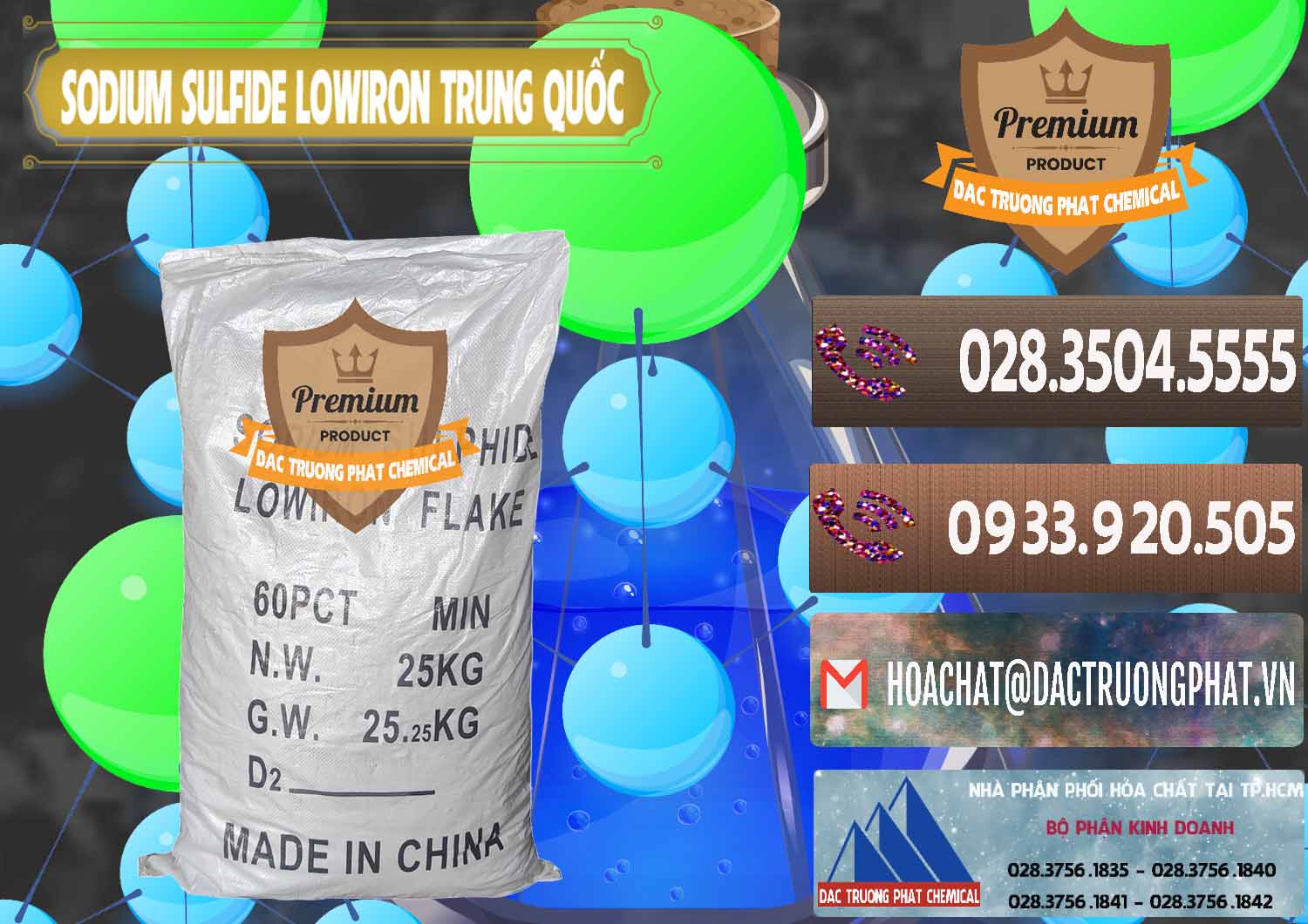 Đơn vị chuyên bán và cung cấp Sodium Sulfide NA2S – Đá Thối Lowiron Trung Quốc China - 0227 - Nơi phân phối - kinh doanh hóa chất tại TP.HCM - hoachatviet.net