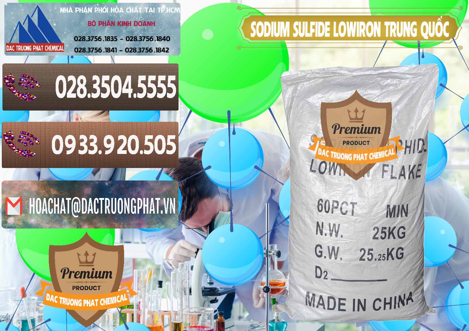 Nhà cung cấp - bán Sodium Sulfide NA2S – Đá Thối Lowiron Trung Quốc China - 0227 - Chuyên bán - cung cấp hóa chất tại TP.HCM - hoachatviet.net